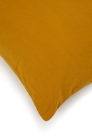 2 taies d’oreiller en coton 48 fils/cm² Panarea - Moutarde - 50 x 80 cm