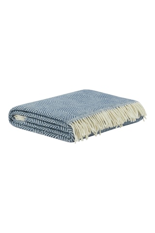 Wollen Deken Atena - Donkerblauw - 210 x 250 cm