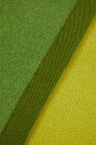 Couverture en laine Nefertiti - Vert - 220 x 250 cm