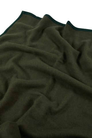 Wollen Deken Morzine - Kaki - 220 x 250 cm