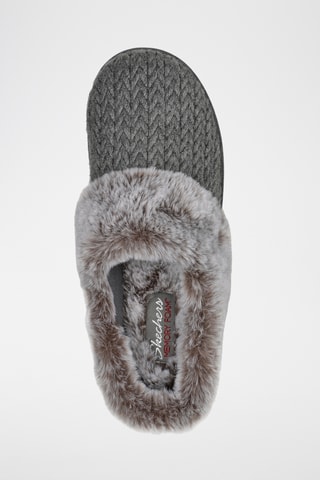 Pantoufles fourrées - Gris