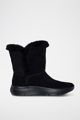 Bottines fourrées en nubuck On-The-Go - Noir