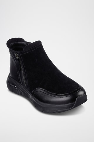 Baskets montantes en cuir Arch Fit Smooth - Noir