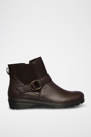 Bottines en cuir Metronome - Marron