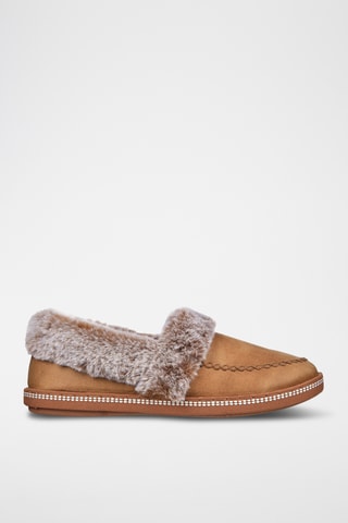 Pantoufles fourrées - Marron