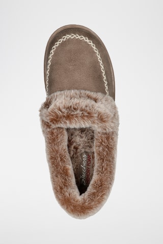 Pantoufles fourrées - Taupe