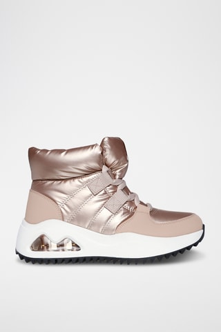 Baskets montantes Uno Peaks - Rose métallisé