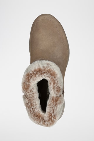 Bottines fourrées en cuir On-The-Go Joy - Taupe