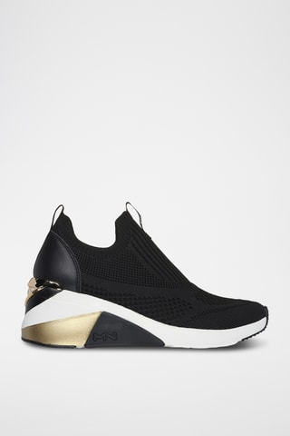 Slip-on compensés Wedge - Noir