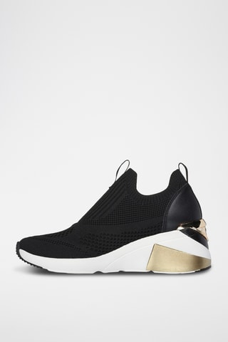 Slip-on compensés Wedge - Noir