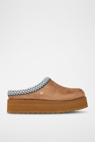 Pantoufles fourrées Keepsakes Hi-Rise - Marron