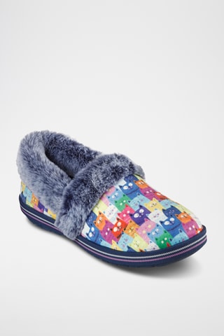 Pantoufles fourrées Bobs Too Cozy - Bleu