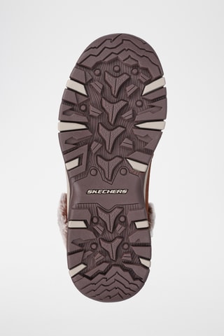 Bottines fourrées en nubuck Trego - Marron