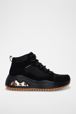 Baskets montantes en nubuck - Noir