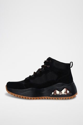 Baskets montantes en nubuck - Noir