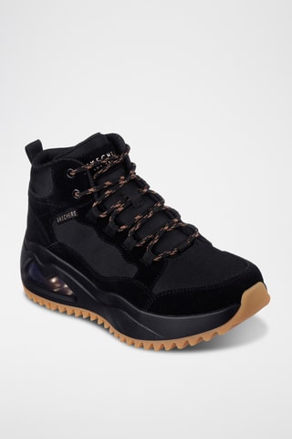 Baskets montantes en nubuck - Noir