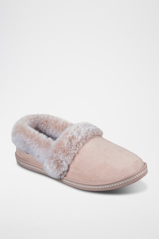 Pantoufles fourrées Cozy Campfire - Rose