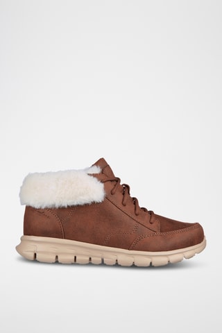 Bottines fourrées Synergy - Marron