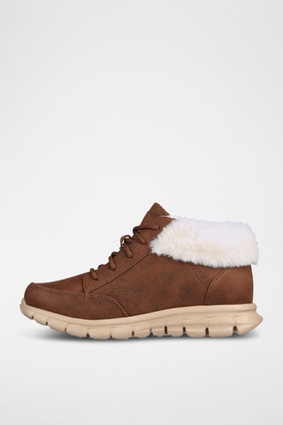 Bottines fourrées Synergy - Marron