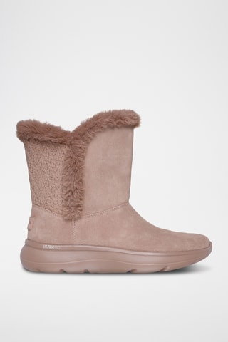 Bottines fourrées en cuir On-The-Go - Taupe