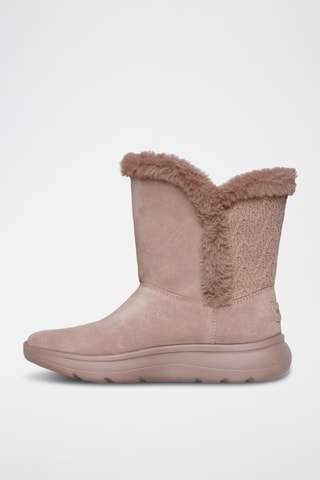 Bottines fourrées en cuir On-The-Go - Taupe