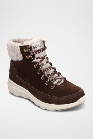 Bottines fourrées en cuir Glacial Ultra - Marron