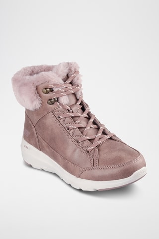 Baskets montantes fourrées Glacial Ultra - Rose