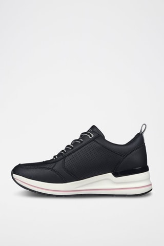 Baskets en cuir Billion 2 - Side Lines - Noir