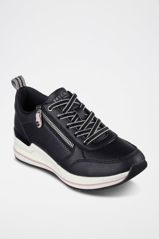 Baskets en cuir Billion 2 - Side Lines - Noir