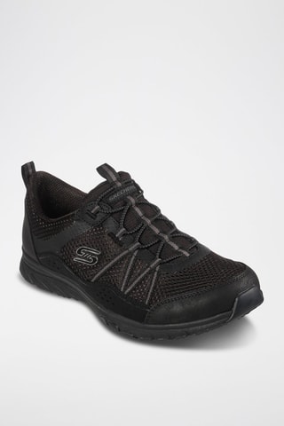 Baskets en cuir Sport Active - Noir
