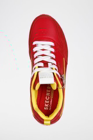 Baskets en cuir Uno - Rouge