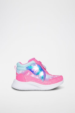 Baskets montantes Jumpsters - Rose et turquoise