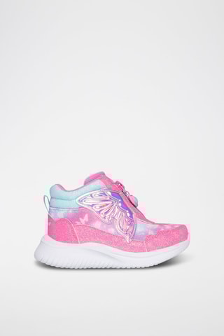 Baskets montantes Jumpsters - Rose et turquoise