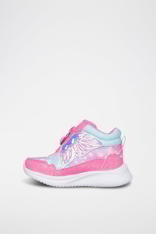 Baskets montantes Jumpsters - Rose et turquoise