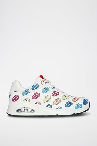 Baskets The Rolling Stones - Blanc