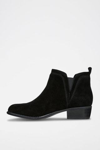 Bottines Chelsea en nubuck Texas - Noir
