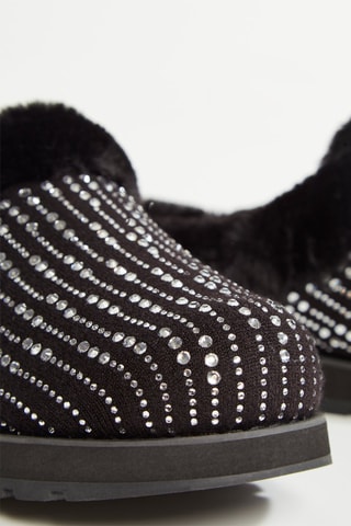 Slip-on fourrés Fully Frosted - Noir