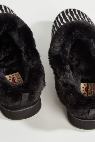 Slip-on fourrés Fully Frosted - Noir