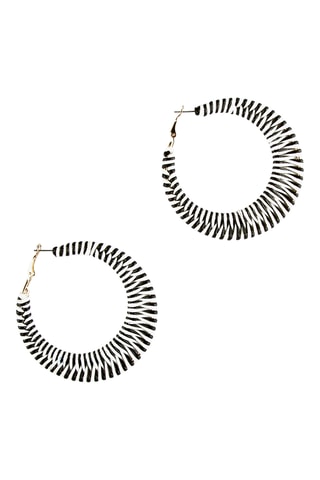 Créoles - Noir et blanc