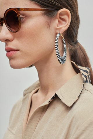 Créoles - Noir et blanc