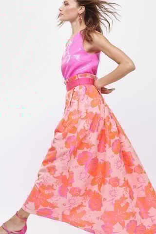 Top asymétrique - Rose