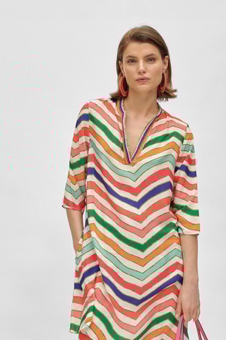 Pantalon - Vert et rose