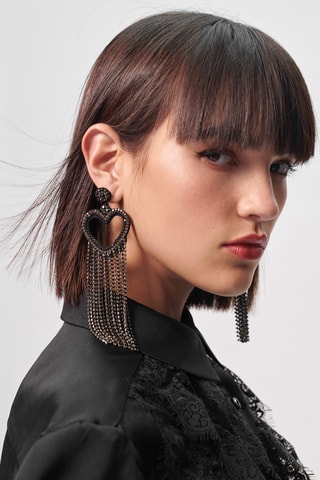 Boucles d'oreilles - Noir