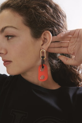 Boucles d'oreilles - Orange