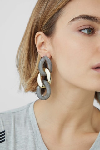 Boucles d'oreilles - Gris