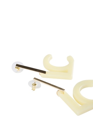 Boucles d'oreilles - Jaune