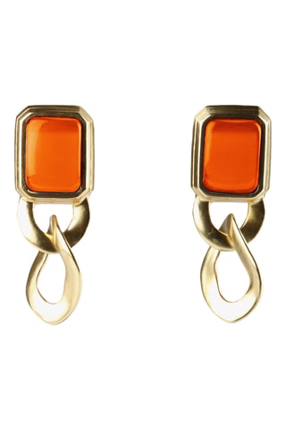 Boucles d'oreilles dorées à l'or jaune