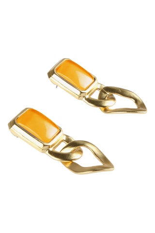 Boucles d'oreilles dorées à l'or jaune