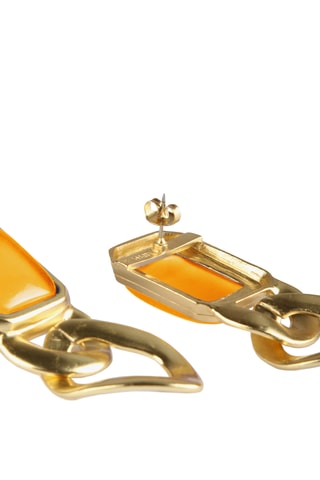 Boucles d'oreilles dorées à l'or jaune