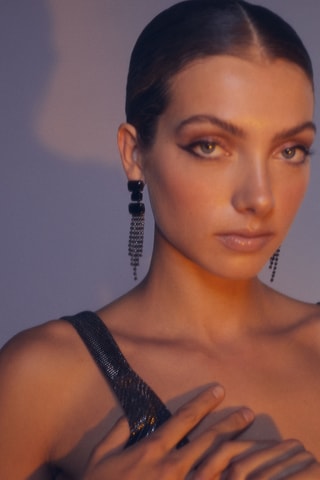 Boucles d'oreilles - Noir